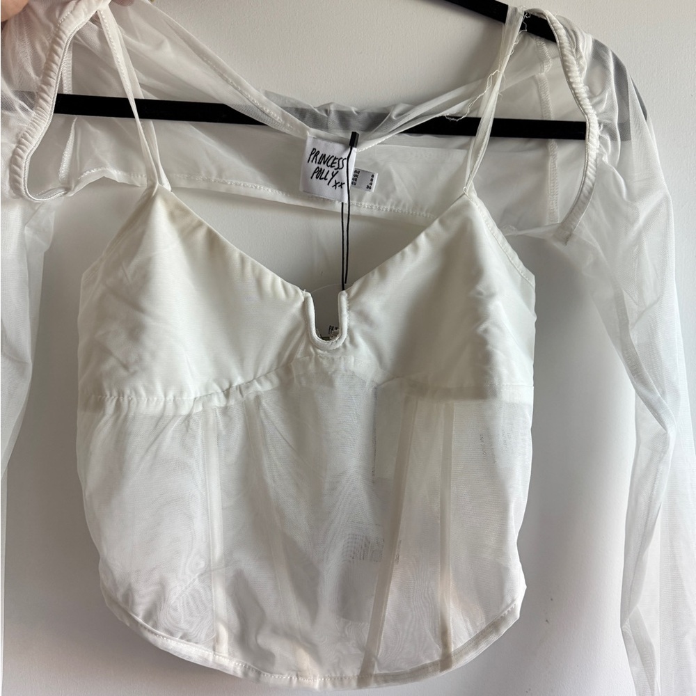 Princess Polly Archo Mesh Corset Top